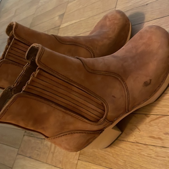 Hasbeens Swedish Wood bottom clog boots - Picture 8 of 10